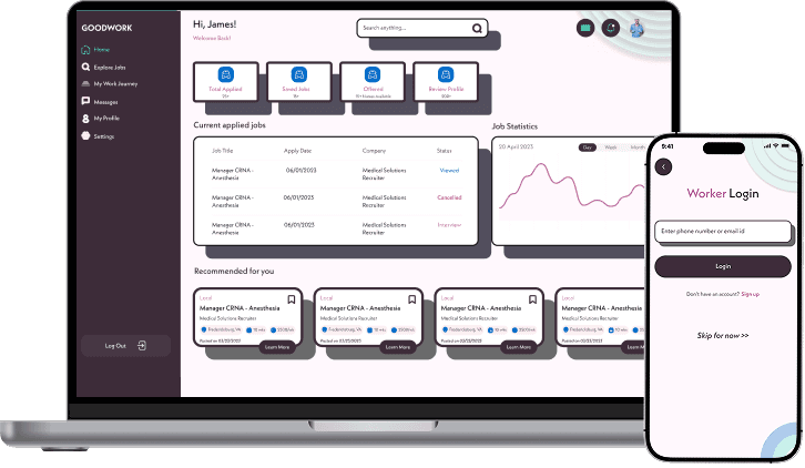 Goodwork platform screenshot