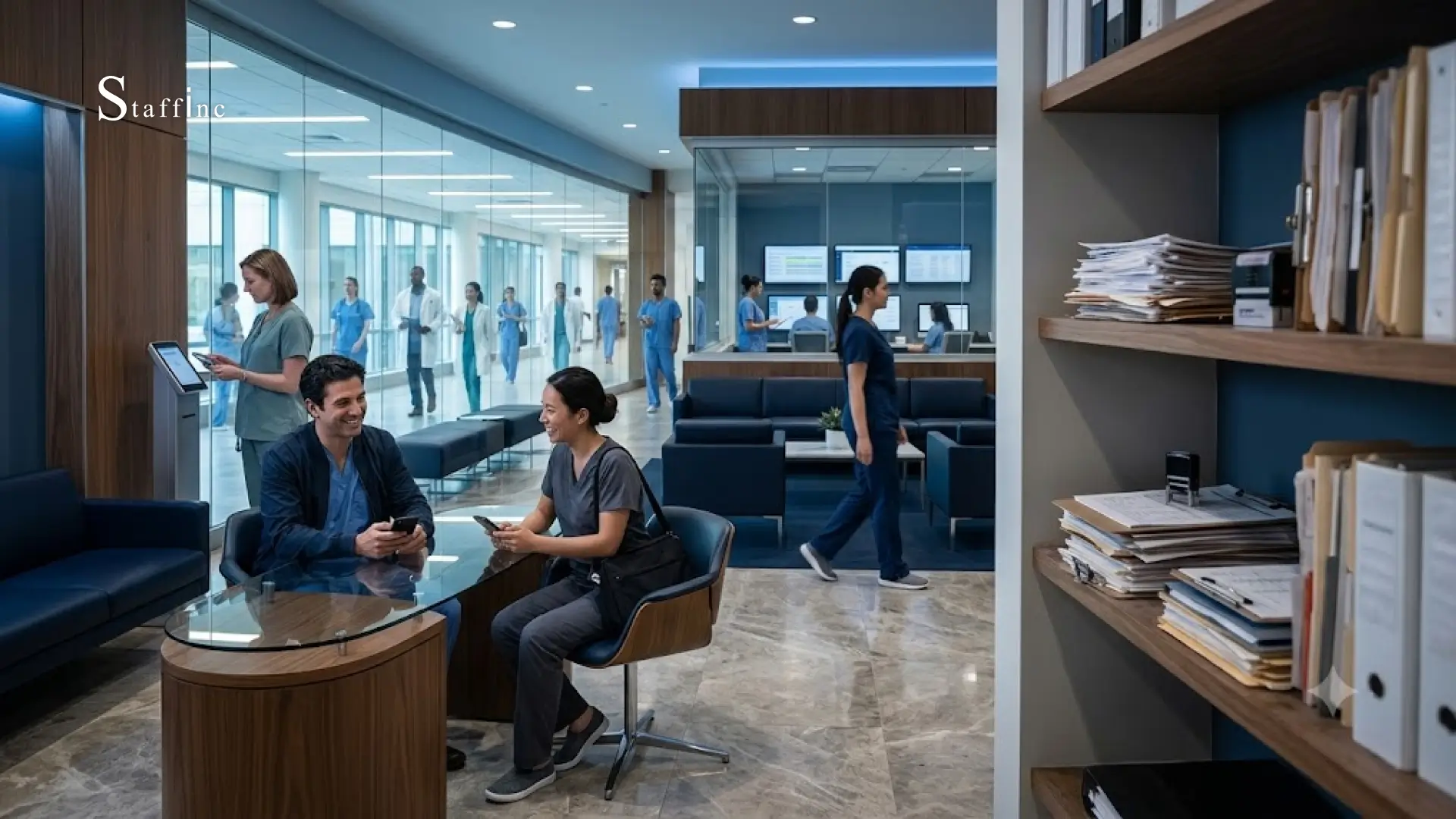 How does Staffinc handle locum timesheet management and eliminate paper timesheets for Irish healthcare agencies?