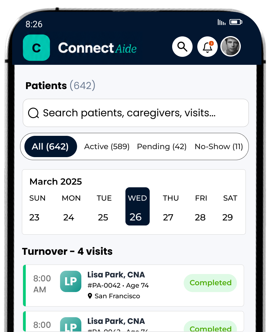 Caregiver Mobile App